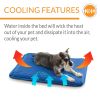K & H Coolin' Comfort Bed Blue Medium 22 X 32 Inches